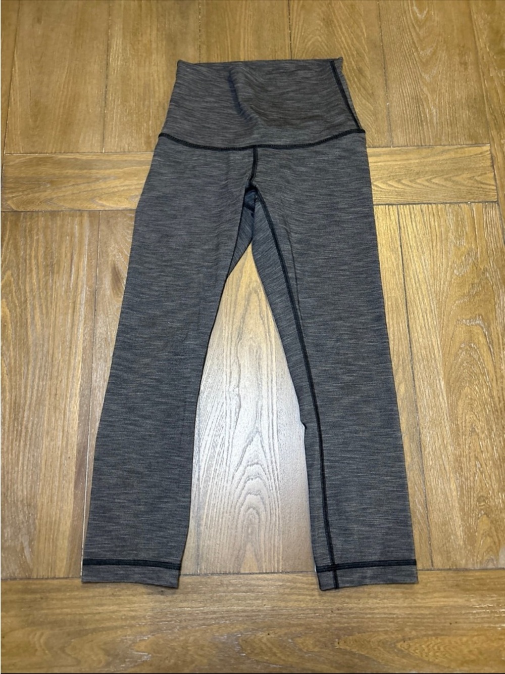 lululemon athletica Heather Charcoal High-Waist Leggings